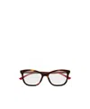 Gucci Eyewear Rectangle Frame Glasses In Multi