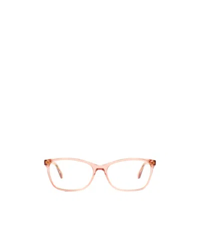 Gucci Eyewear Rectangle Frame Glasses In Nude