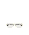 Gucci Eyewear Rectangle Frame Glasses In Multi