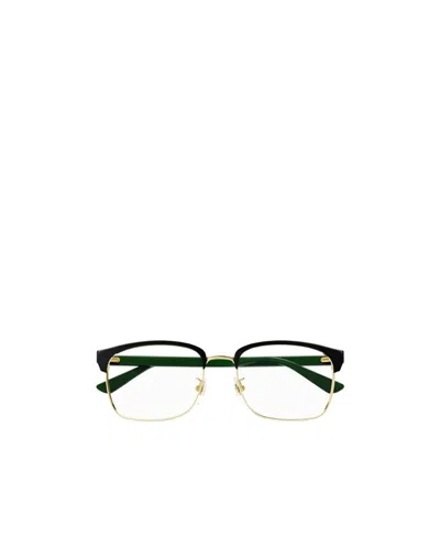 Gucci Eyewear Rectangle Frame Glasses In White