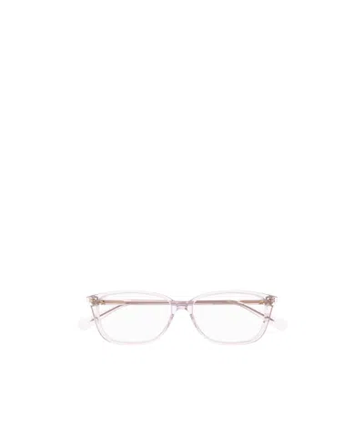 Gucci Eyewear Rectangle Frame Glasses In White