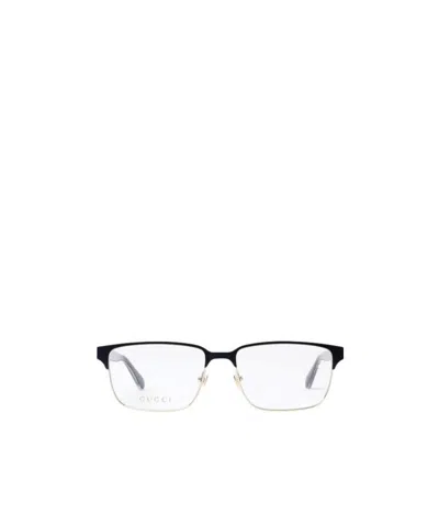 Gucci Eyewear Rectangle Frame Glasses In White