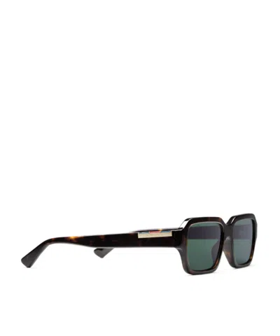 Gucci Eyewear Rectangle Frame Sunglasses In Black