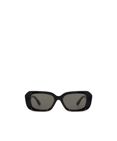 Gucci Eyewear Rectangle Frame Sunglasses In Black