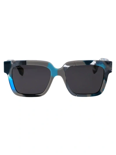 Gucci Eyewear Sunglasses In Blue