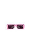 Gucci Eyewear Rectangle Frame Sunglasses In Pink