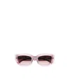 Gucci Eyewear Rectangle Frame Sunglasses In Pink