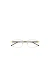 Gucci Eyewear Rectangular Frame Glasses In Black