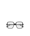 Gucci Eyewear Rectangular Frame Glasses In Black