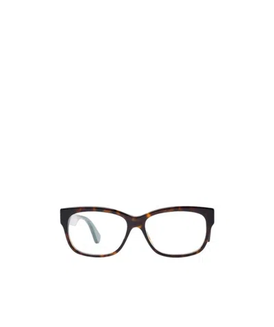 Gucci Eyewear Rectangular Frame Glasses In Black