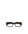 Gucci Eyewear Rectangular Frame Glasses In Black