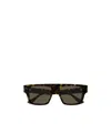 Gucci Eyewear Rectangular Frame Sunglasses In Brown
