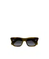 Gucci Eyewear Rectangular Frame Sunglasses In Brown