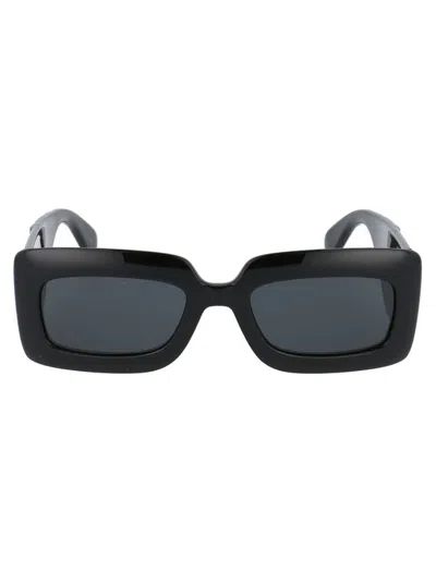 Gucci Eyewear Rectangular Frame Sunglasses In Black