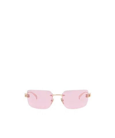 Gucci Eyewear Rectangular Frame Sunglasses In Multi