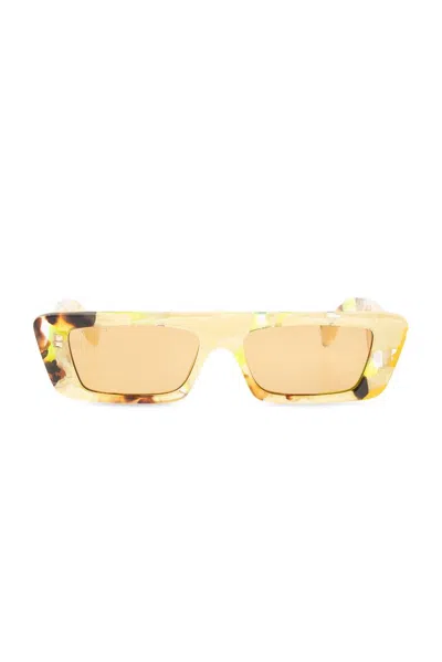 Gucci Eyewear Rectangular Frame Sunglasses In Multi