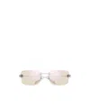 Gucci Eyewear Rectangular Frame Sunglasses In Multi