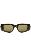Gucci Rectangular Frame Sunglasses