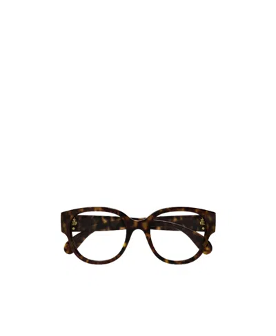 Gucci Eyewear Round-frame Glasses In Black
