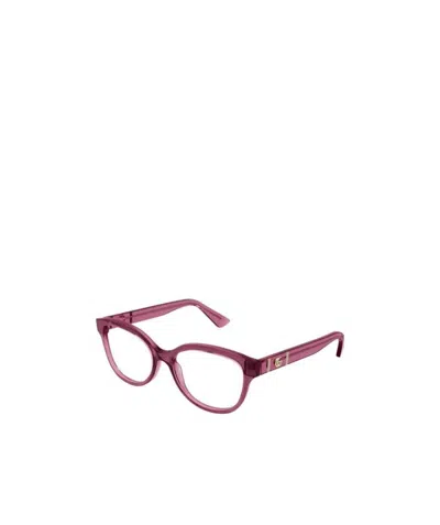 Gucci Eyewear Round Frame Glasses In Brown