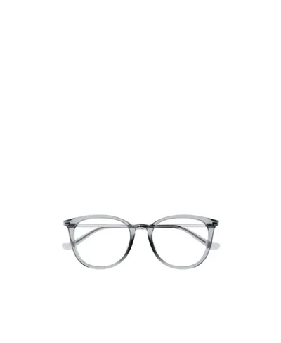 Gucci Eyewear Round Frame Glasses In Gray