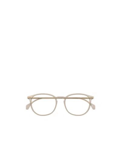 Gucci Eyewear Round Frame Glasses In Nude