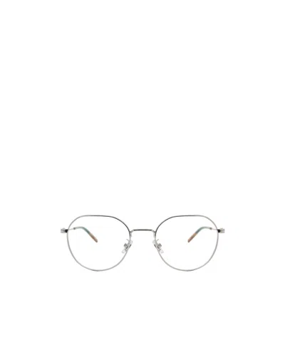 Gucci Eyewear Round Frame Glasses In Metallic