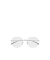 Gucci Geometric Frame Plain Mirror In Silver