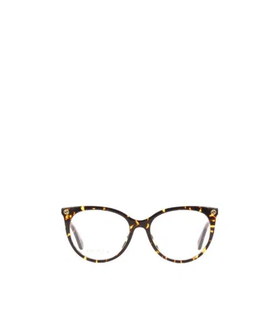 Gucci Eyewear Round Frame Glasses In White