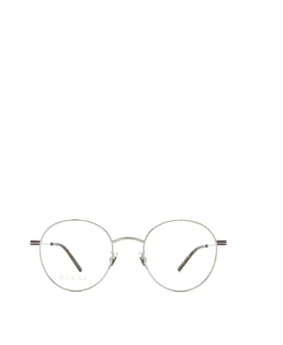 Gucci Eyewear Round Frame Glasses In White