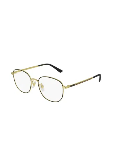 Gucci Eyewear Round Frame Glasses In White