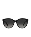 Gucci Womens Black Gg1071s Square-frame Acetate Sunglasses In Black