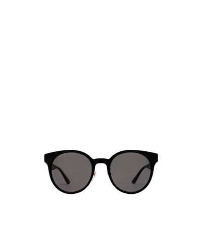 Gucci Eyewear Round Frame Sunglasses In Black