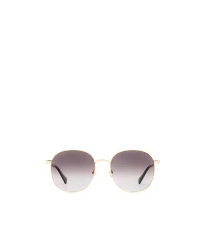 Gucci Eyewear Round Frame Sunglasses In Gray