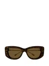 GUCCI GUCCI EYEWEAR SPECIALIZED FIT RECTANGULAR FRAME SUNGLASSES