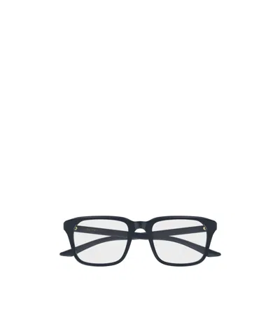 Gucci Eyewear Sqaure Frame Glasses In Blue