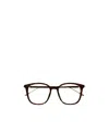 Gucci Eyewear Square Frame Glasses In Black