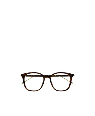 Gucci Eyewear Square Frame Glasses In Black