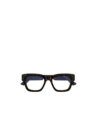 Gucci Tortoiseshell Logo-engraved Glasses In Schwarz