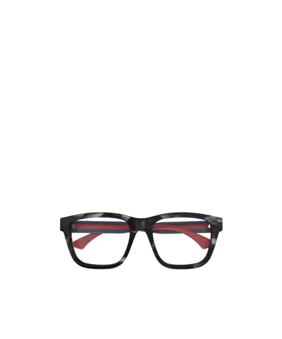GUCCI GUCCI EYEWEAR SQUARE FRAME GLASSES