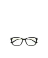 Gucci Eyewear Square Frame Glasses In Black