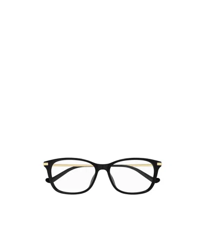 Gucci Eyewear Square Frame Glasses In Black