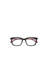 Gucci Eyewear Square Frame Glasses In Black