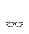 Gucci Eyewear Square Frame Glasses In Brown