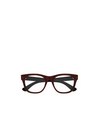 Gucci Eyewear Square Frame Glasses In Black