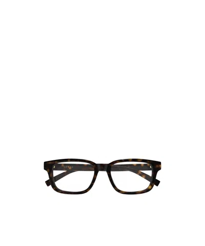 Gucci Eyewear Square Frame Glasses In Black