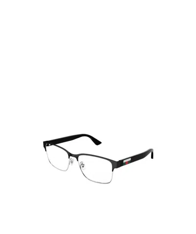 Gucci Eyewear Square Frame Glasses In Black