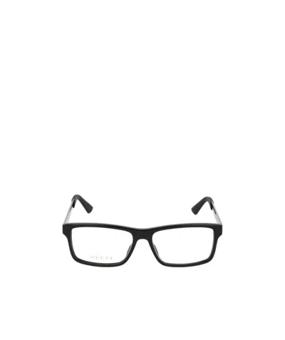 Gucci Eyewear Square Frame Glasses In Black
