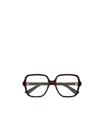 Gucci Eyewear Square Frame Glasses In Black