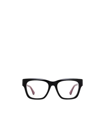 Gucci Eyewear Square Frame Glasses In Black